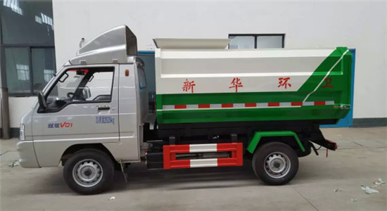福田挂桶式垃圾车︱2吨挂桶式垃圾车图片