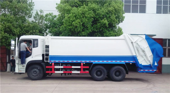 东风天龙压缩式垃圾车︱20吨压缩式垃圾车图片