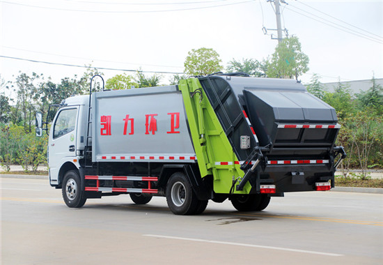 东风多利卡压缩式垃圾车︱8吨压缩式垃圾车图片