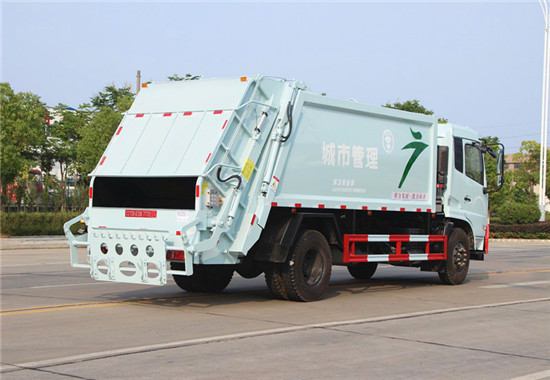东风天锦压缩式垃圾车︱12吨压缩式垃圾车图片