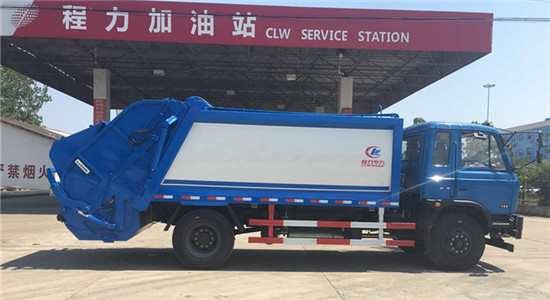 东风145压缩式垃圾车︱10吨压缩式垃圾车图片