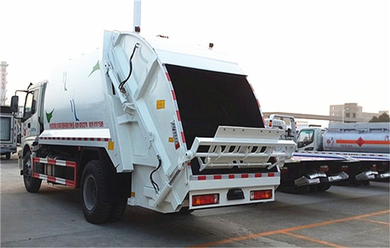 福田欧曼压缩式垃圾车︱12吨压缩式垃圾车图片