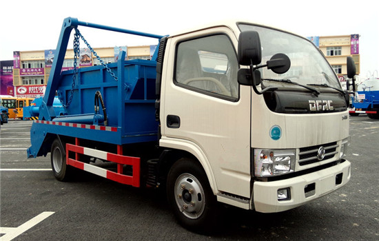 东风多利卡摆臂式垃圾车︱5吨摆臂式垃圾车