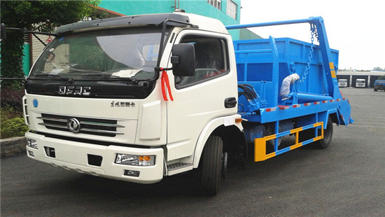 东风多利卡摆臂式垃圾车︱6吨摆臂式垃圾车图片
