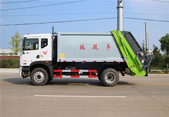 东风D9压缩式垃圾车︱10吨压缩式垃圾车图片