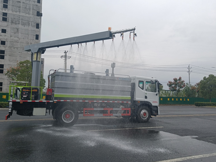 东风D9免税的铁路抑尘车--12吨降尘洒水车_吕梁煤炭抑尘剂喷洒车-降尘洒水车_装卸煤炭防尘车